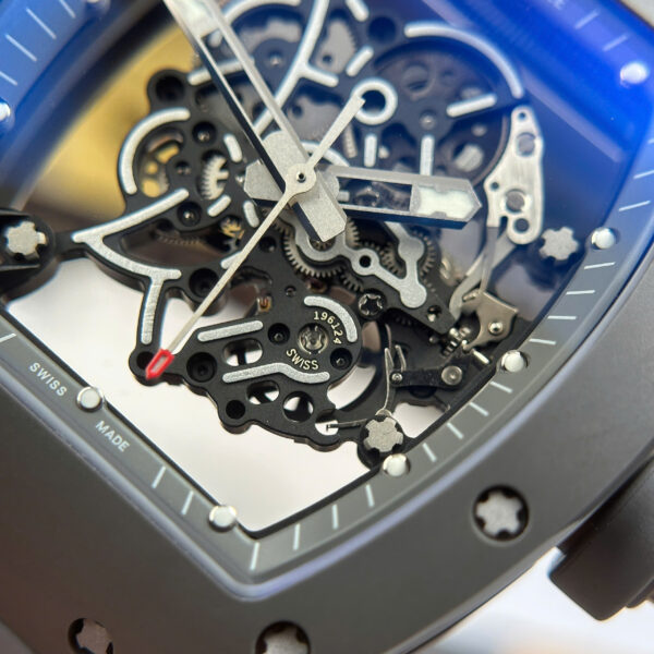 Đồng hồ Richard Mille Replica 11 RM055 Bubba Watson vỏ gốm màu xám xưởng ZF 42.7×49 (2)