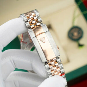 Đồng hồ Rolex DateJust mặt chocolate Rep 11 bọc vàng thật 18K xưởng GM 41mm (2)