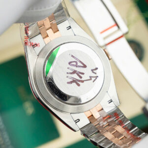Đồng hồ Rolex DateJust mặt chocolate Rep 11 bọc vàng thật 18K xưởng GM 41mm (2)