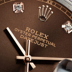 Đồng hồ Rolex DateJust mặt chocolate Rep 11 bọc vàng thật 18K xưởng GM 41mm (2)