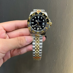 Đồng hồ Rolex GMT - Master II nam demi máy cơ nhật giá rẻ fake cao cấp 41mm