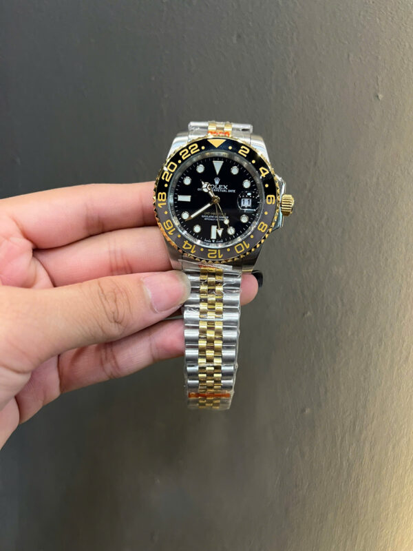Đồng hồ Rolex GMT - Master II nam demi máy cơ nhật giá rẻ fake cao cấp 41mm