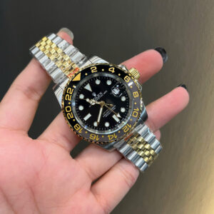 Đồng hồ Rolex GMT - Master II nam demi máy cơ nhật giá rẻ fake cao cấp 41mm