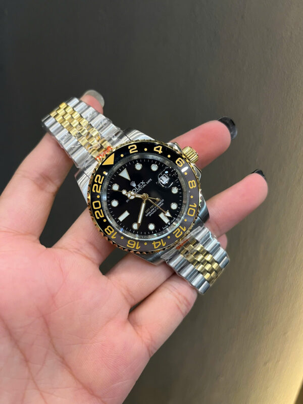 Đồng hồ Rolex GMT - Master II nam demi máy cơ nhật giá rẻ fake cao cấp 41mm