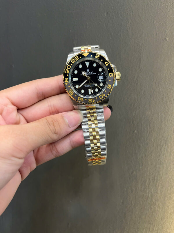 Đồng hồ Rolex GMT - Master II nam demi máy cơ nhật giá rẻ fake cao cấp 41mm