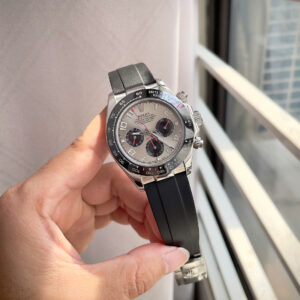 Đồng hồ Rolex Nam Daytona Cosmograph mặt xám cọc số học trò fake cao cấp 40mm