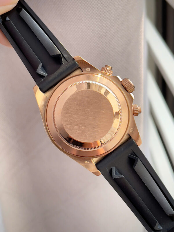 Đồng hồ Rolex Nam Daytona Cosmograph rose gold mặt đen máy cơ nhật giá rẻ 40mm