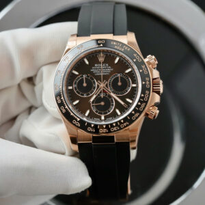 Đồng hồ Rolex Rep 11 Cosmograph Daytona 126515 mặt nâu dây cao su xưởng THB 40mm (2)
