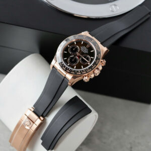 Đồng hồ Rolex Rep 11 Cosmograph Daytona 126515 mặt nâu dây cao su xưởng THB 40mm (2)