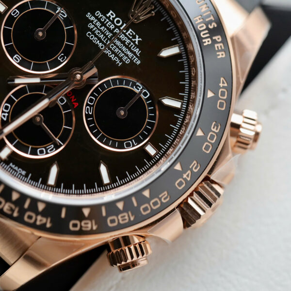 Đồng hồ Rolex Rep 11 Cosmograph Daytona 126515 mặt nâu dây cao su xưởng THB 40mm (2)
