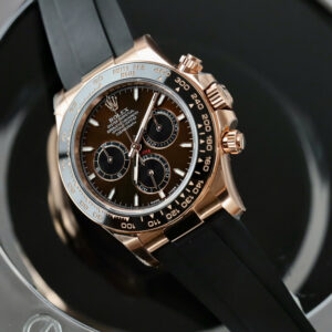 Đồng hồ Rolex Rep 11 Cosmograph Daytona 126515 mặt nâu dây cao su xưởng THB 40mm (2)