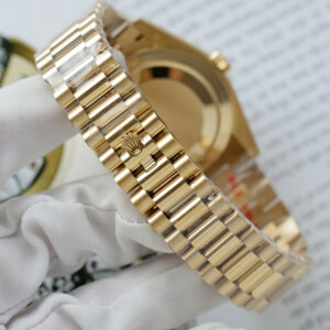 Đồng hồ Rolex Rep 11 Day-Date mặt xanh lá cây cân nặng 181 grams xưởng GM 40mm (2)