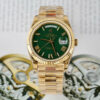 Đồng hồ Rolex Rep 11 Day-Date mặt xanh lá cây cân nặng 181 grams xưởng GM 40mm (2)