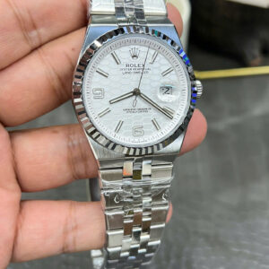 Đồng hồ Rolex Rep 11 Land-Dweller 127336 mặt số màu trắng hoạ tiết tổ ong 40mm (9)