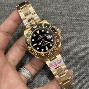 Đồng hồ Rolex Replica 11 GMT-Master II 126711 Root Beer màu rose gold nhà máy Clean 40mm (2)