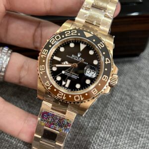 Đồng hồ Rolex Replica 11 GMT-Master II 126711 Root Beer màu rose gold nhà máy Clean 40mm (2)