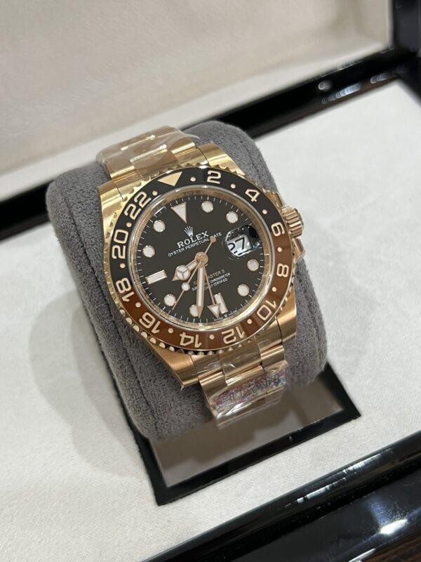 Đồng hồ Rolex Replica 11 GMT-Master II 126711 Root Beer màu rose gold nhà máy Clean 40mm (2)