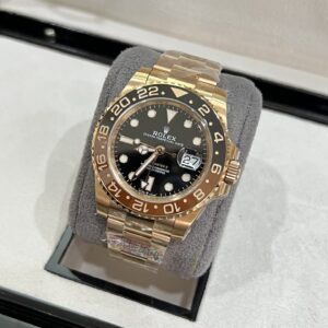 Đồng hồ Rolex Replica 11 GMT-Master II 126711 Root Beer màu rose gold nhà máy Clean 40mm (2)