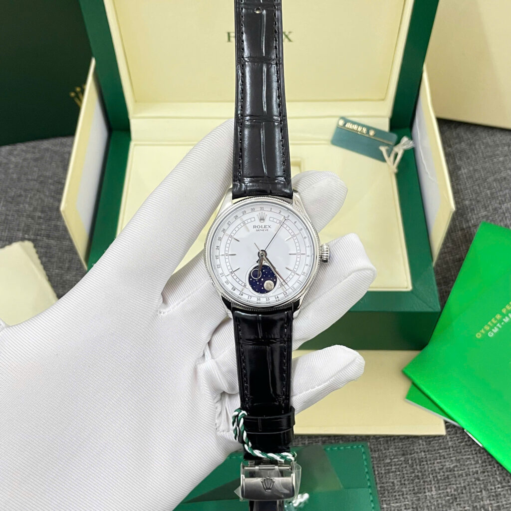 Đồng hồ Rolex nam rep 11 Cellini Moonphase cao cấp nhất máy Thuỵ Sỹ 39mm (3)