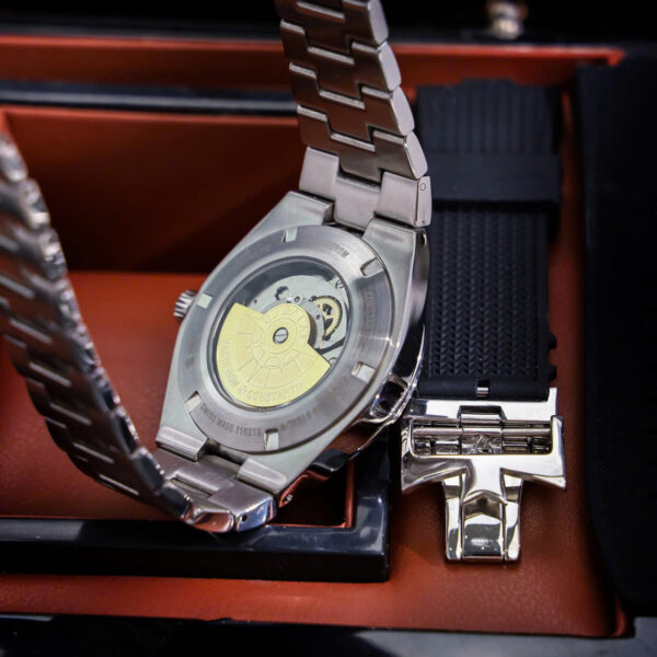 Đồng hồ Vacheron Constanin Overseas nam đen máy cơ nhật giá rẻ fake 11 41mm