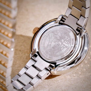 Đồng hồ Versace Greca Goddess nữ mặt xanh lục bảo like auth 28mm