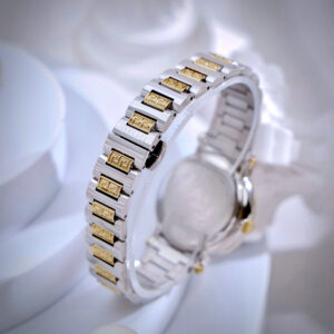 Đồng hồ Versace Greca Lady nữ demi mặt xanh ngọc máy pin nhật like auth 36mm