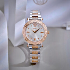 Đồng hồ Versace Greca Lady nữ demi rose gold máy pin nhật like auth 36mm