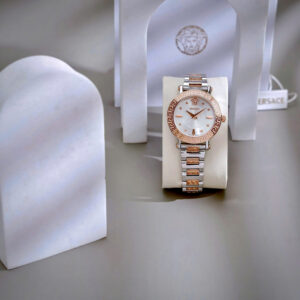 Đồng hồ Versace Greca Lady nữ demi rose gold máy pin nhật like auth 36mm