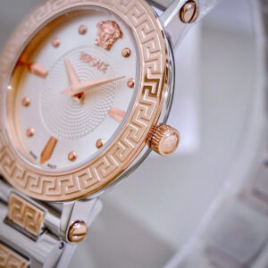 Đồng hồ Versace Greca Lady nữ demi rose gold máy pin nhật like auth 36mm