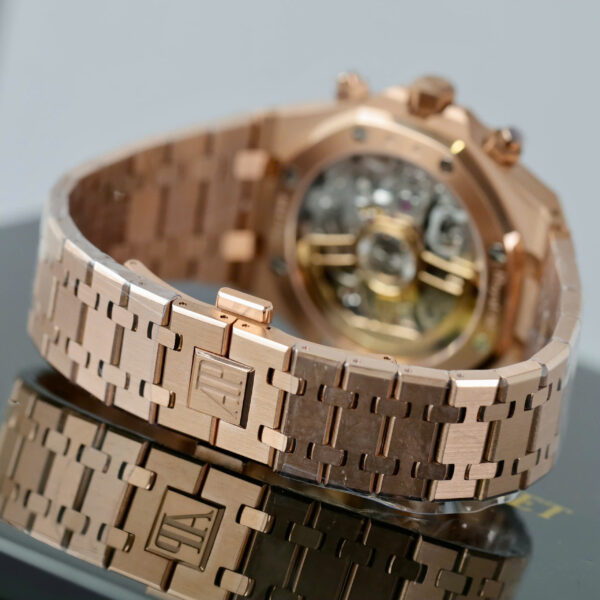 Đồng hồ nam Audemars Piguet Royal Oak 26240 Rep 11 mạ vàng hồng mặt xanh lá cây xưởng APS 41mm (2)