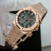 Đồng hồ nam Audemars Piguet Royal Oak 26240 Rep 11 mạ vàng hồng mặt xanh lá cây xưởng APS 41mm (2)
