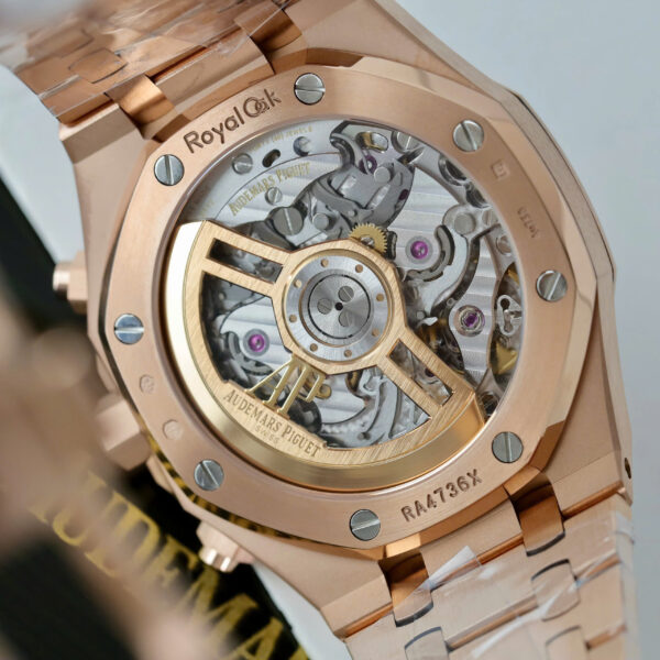 Đồng hồ nam Audemars Piguet Royal Oak 26240 Rep 11 mạ vàng hồng mặt xanh lá cây xưởng APS 41mm (2)