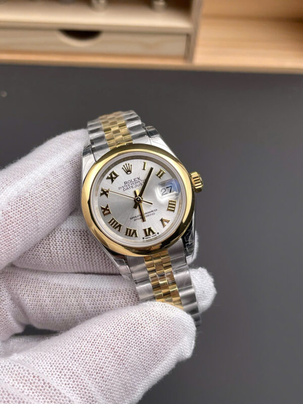 Đồng hồ nữ Rolex Rep 11 Lady-Datejust 279163-0024 máy cơ tự động Thuỵ Sỹ 28mm (9)