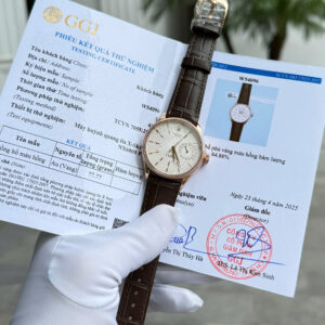 Đồng Hồ Rolex Cellini 50515 Mặt Trắng Chế Tác Bọc Vàng Thật 39mm (2)