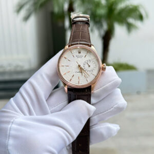 Đồng Hồ Rolex Cellini 50515 Mặt Trắng Chế Tác Bọc Vàng Thật 39mm (2)