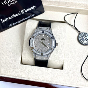 Đồng hồ Hublot Classic Fusion nữ đính full đá máy pin nhật giá rẻ fake 11 34mm