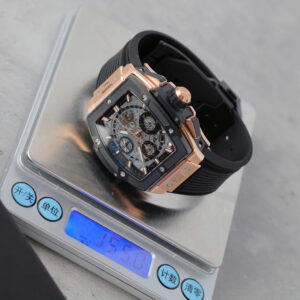 Đồng hồ Hublot Spirit Of Big Bang King Gold Replica 11 viền gốm đen xưởng BBF 42mm (2)