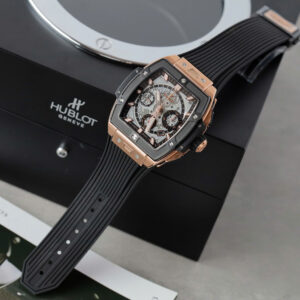 Đồng hồ Hublot Spirit Of Big Bang King Gold Replica 11 viền gốm đen xưởng BBF 42mm (2)