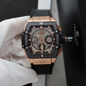 Đồng hồ Hublot Spirit Of Big Bang King Gold Replica 11 viền gốm đen xưởng BBF 42mm (2)