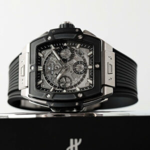 Đồng hồ Hublot Spirit Of Big Bang Titanium Rep 11 viền gốm đen xưởng BBF 42mm (2)