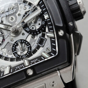 Đồng hồ Hublot Spirit Of Big Bang Titanium Rep 11 viền gốm đen xưởng BBF 42mm (2)