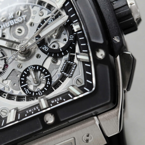 Đồng hồ Hublot Spirit Of Big Bang Titanium Rep 11 viền gốm đen xưởng BBF 42mm (2)
