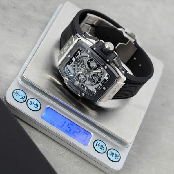 Đồng hồ Hublot Spirit Of Big Bang Titanium Rep 11 viền gốm đen xưởng BBF 42mm (2)