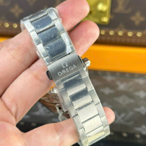 Đồng hồ Omega Aqua Terra Worldtimer Rep 11 màu xanh lá cây dây kim loại nhà máy VS 43mm (2)