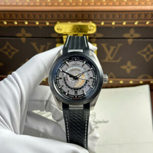 Đồng hồ Omega Aqua Terra Worldtimer Replica 11 màu xám máy cơ Thụy Sỹ nhà máy VS 43mm (2)