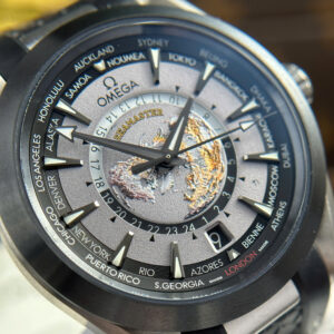 Đồng hồ Omega Aqua Terra Worldtimer Replica 11 màu xám máy cơ Thụy Sỹ nhà máy VS 43mm (2)