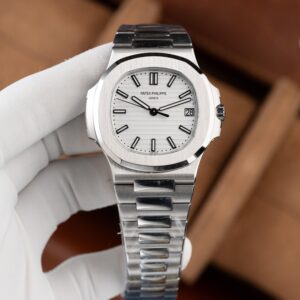 Đồng hồ Patek Philippe Nautilus 5711 mặt trắng Replica 11 máy khắc nhà máy BBF 40mm (2)