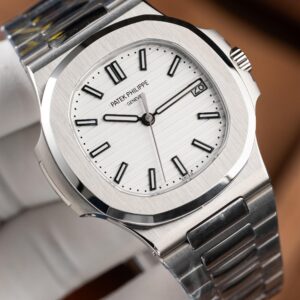 Đồng hồ Patek Philippe Nautilus 5711 mặt trắng Replica 11 máy khắc nhà máy BBF 40mm (2)