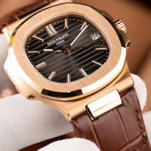 Đồng hồ Patek Philippe Nautilus 5711 mặt xám Replica 11 mạ vàng hồng máy khắc nhà máy BBF 40mm (2)