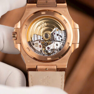 Đồng hồ Patek Philippe Nautilus 5711 mặt xám Replica 11 mạ vàng hồng máy khắc nhà máy BBF 40mm (2)